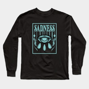 Vintage - Sadness Eye Long Sleeve T-Shirt